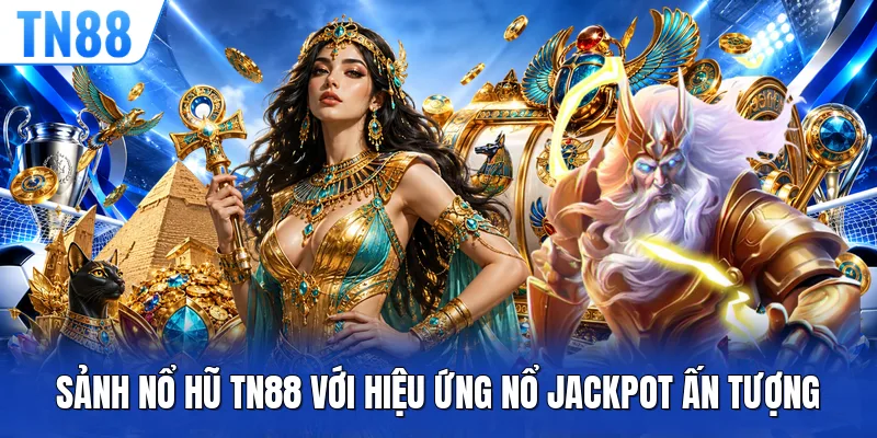 Sảnh nổ hũ TN88 với hiệu ứng nổ jackpot ấn tượng